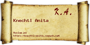 Knechtl Anita névjegykártya